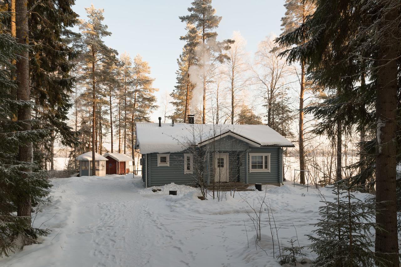 Hiekkarannanlomat Villa Kannonkoski Exteriör bild